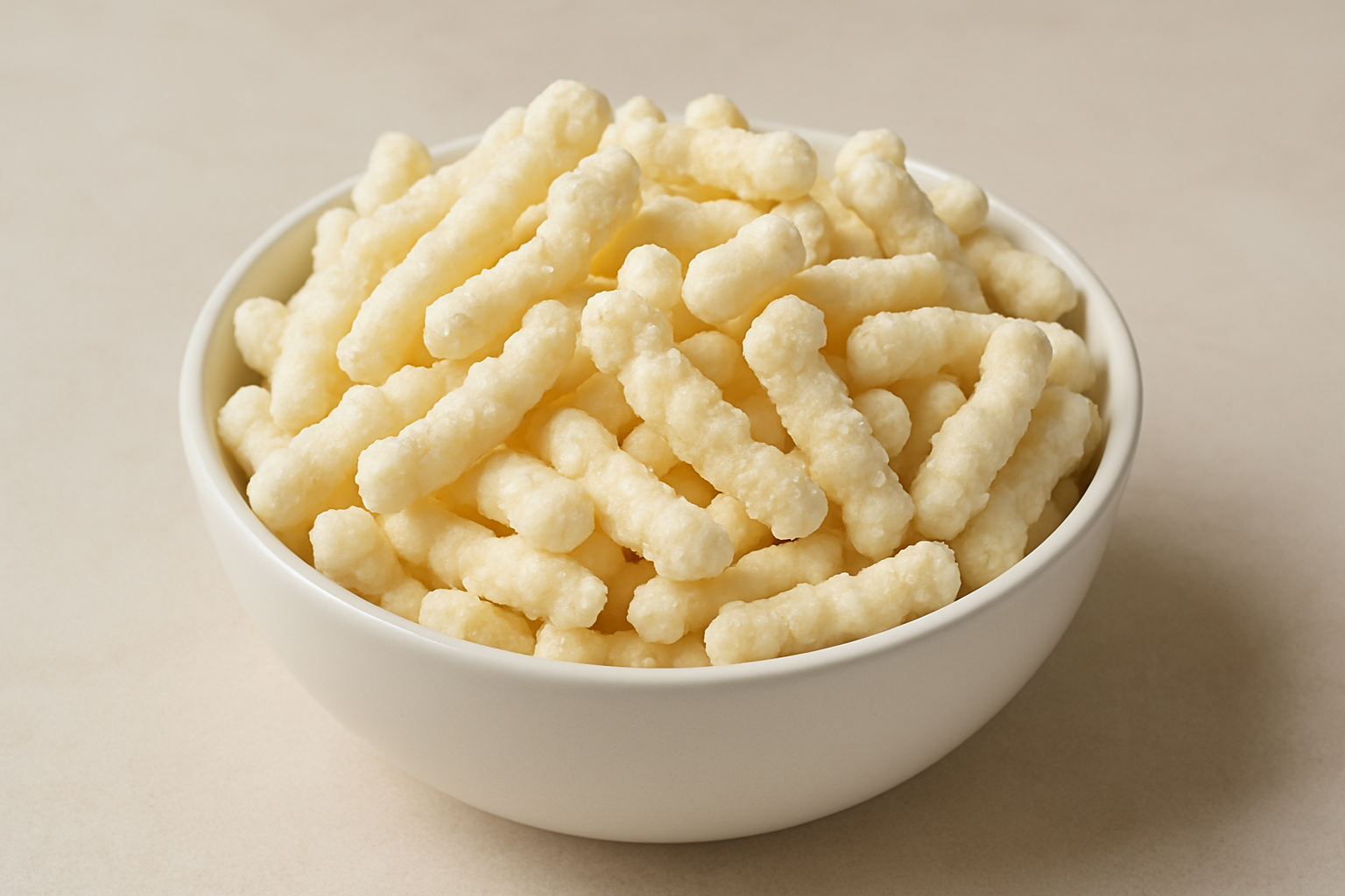 a white bowl filled with white cheddar crunchy cheetos